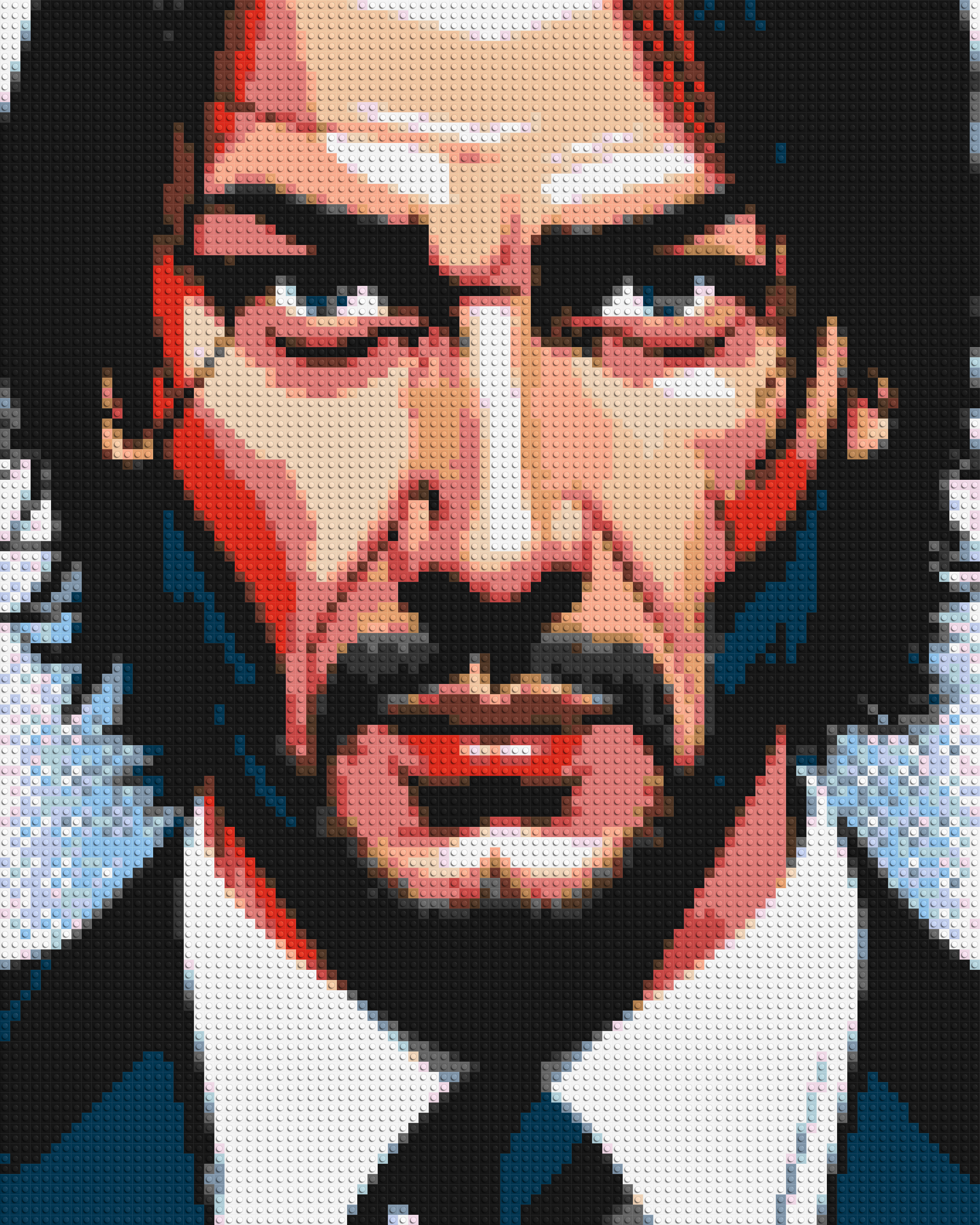 Keanu Reeves as John Wick - Brick Art Mosaic Kit
