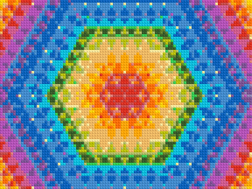 Abstract Pattern #8 - Brick Art Mosaic Kit