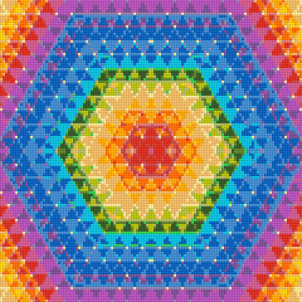 Abstract Pattern #8 - Brick Art Mosaic Kit