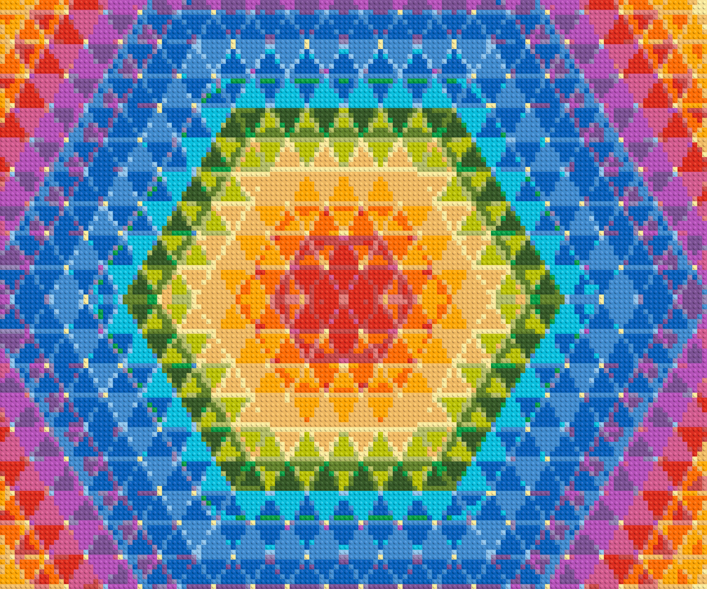 Abstract Pattern #8 - Brick Art Mosaic Kit