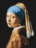 Girl with a Pearl Earring by Johannes Vermeer - Brick Art Mosaic Kit