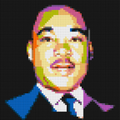 Martin Luther King Jr. - Brick Art Mosaic Kit