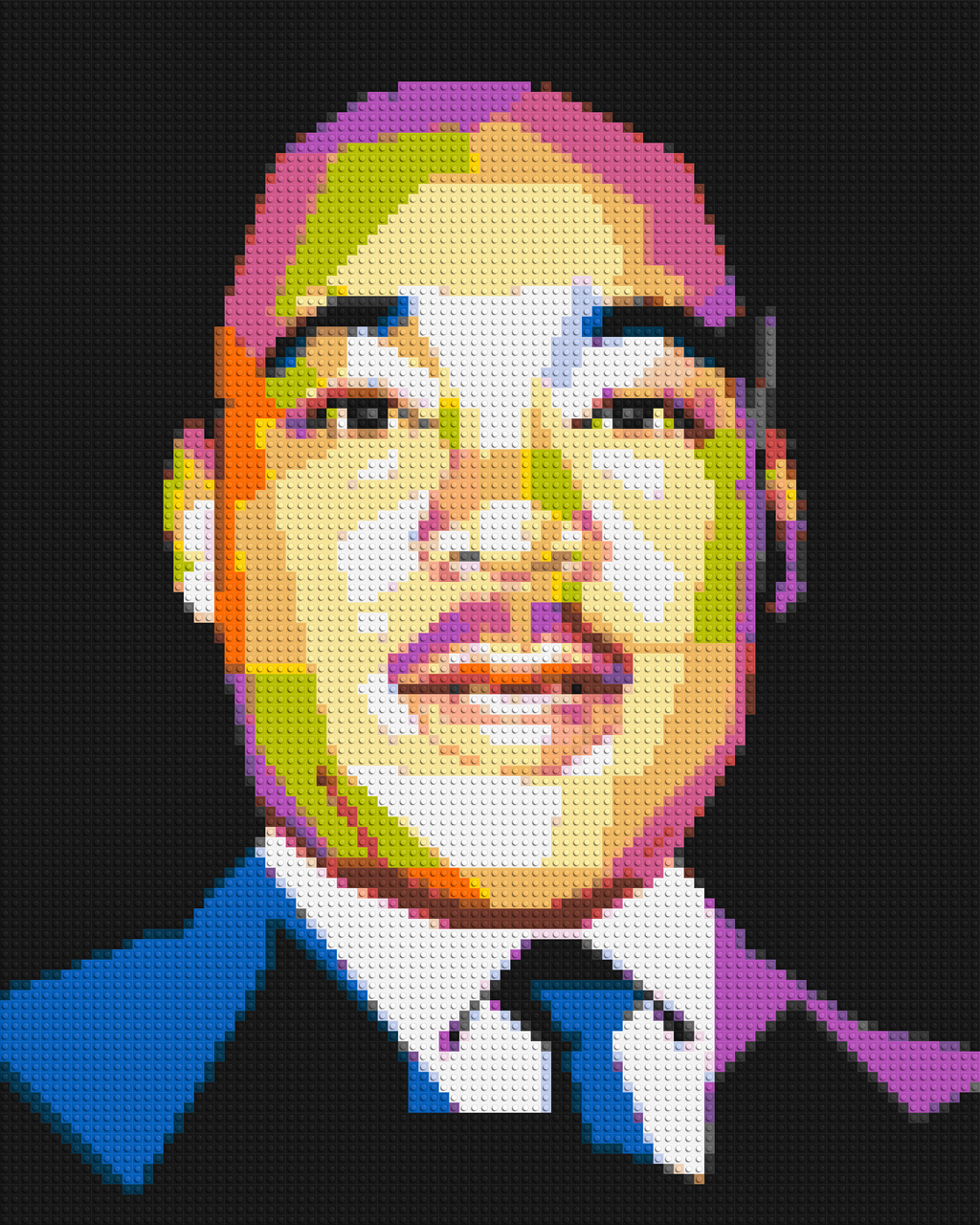 Martin Luther King Jr. - Brick Art Mosaic Kit