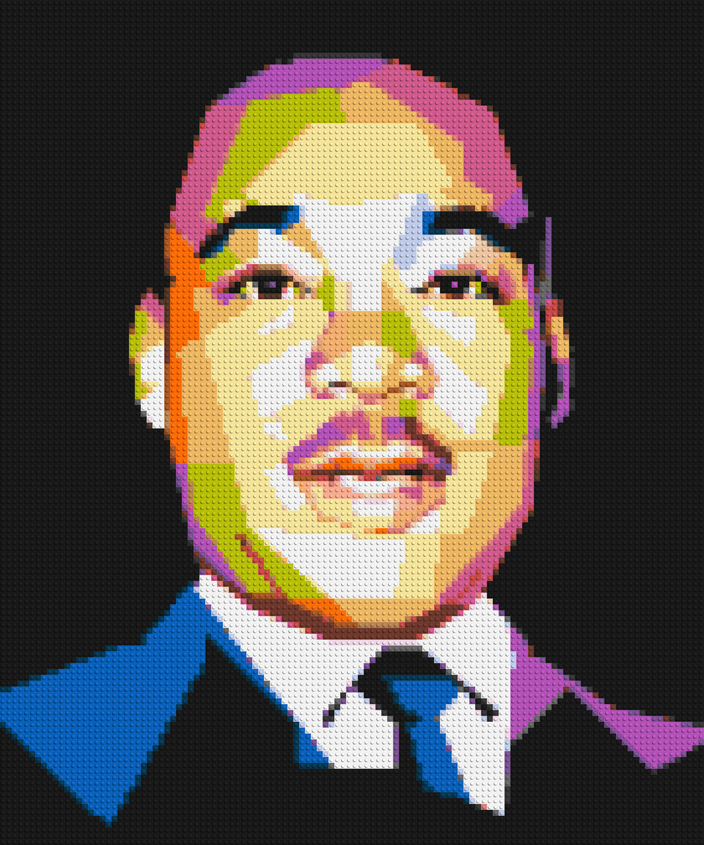 Martin Luther King Jr. - Brick Art Mosaic Kit