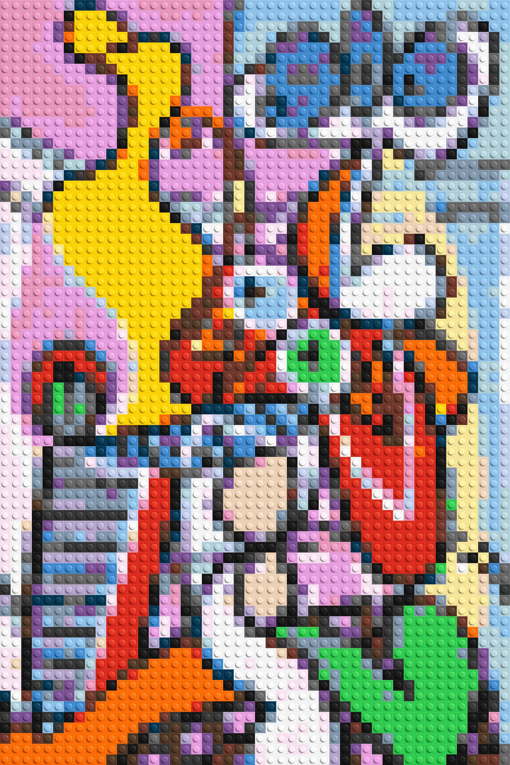 Great Still Life on a Pedestal by Pablo Picasso - Brick Art Mosaic Kit