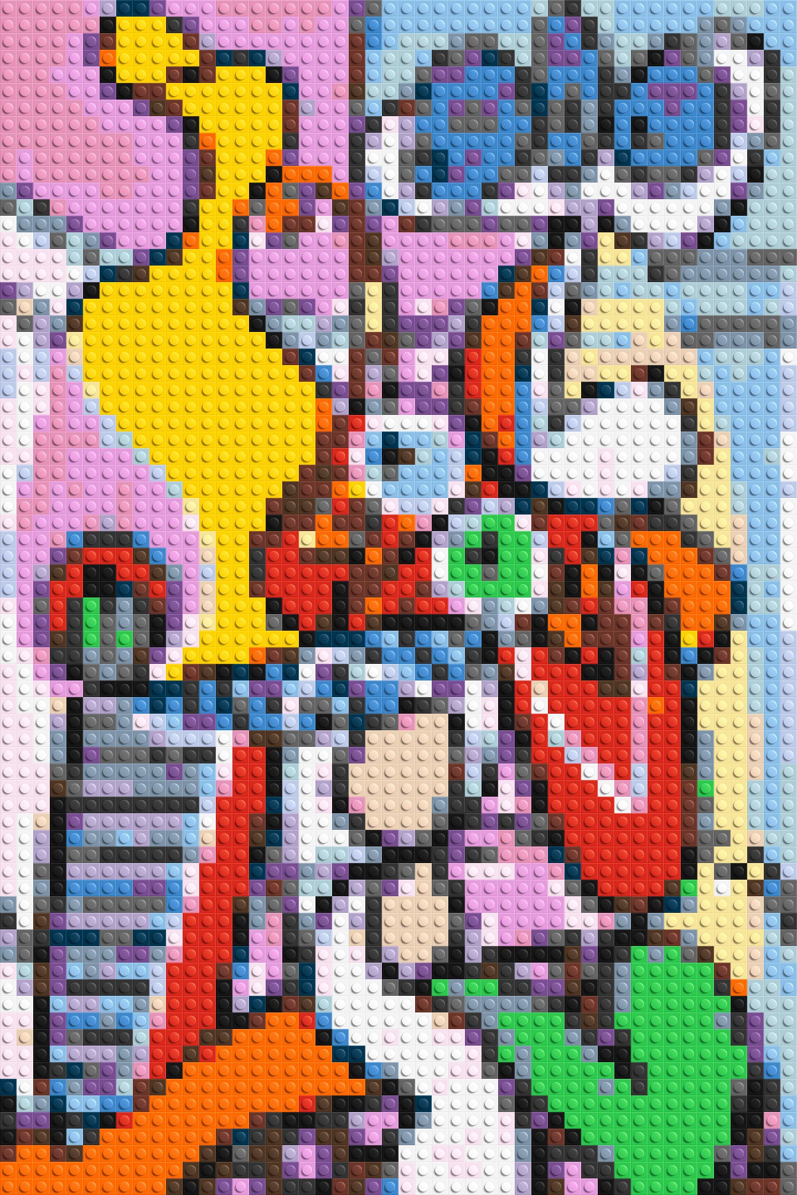 Great Still Life on a Pedestal by Pablo Picasso - Brick Art Mosaic Kit