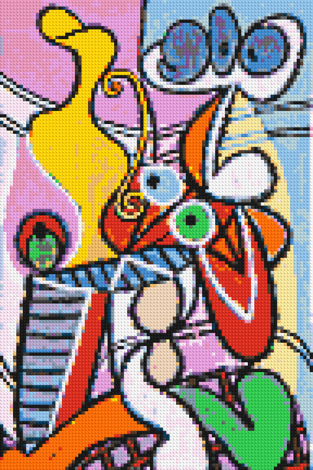 Great Still Life on a Pedestal by Pablo Picasso - Brick Art Mosaic Kit