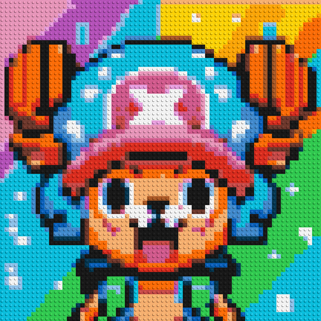 Tony Tony Chopper Pixel Art - Brick Art Mosaic Kit