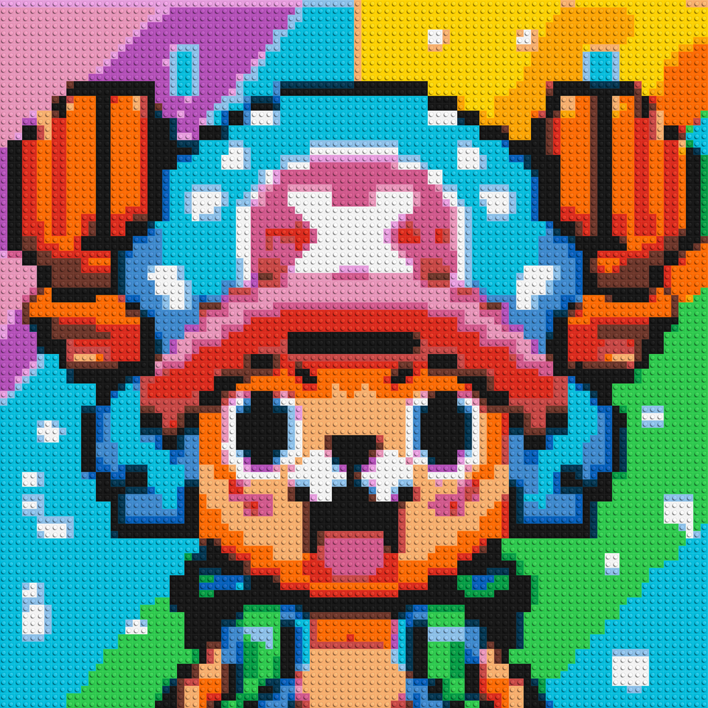 Tony Tony Chopper Pixel Art - Brick Art Mosaic Kit