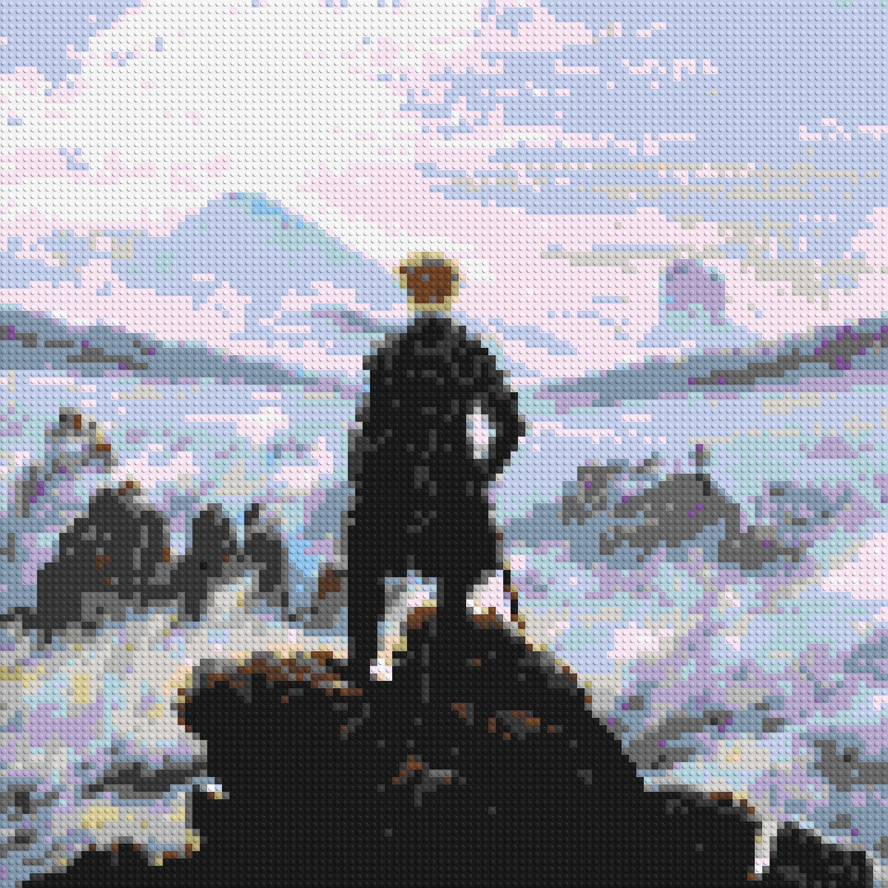 Wanderer Above the Sea of Fog by Caspar D. Friedrich  - Brick Art Mosaic Kit