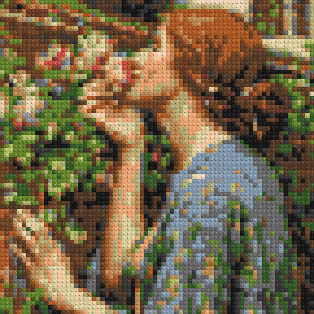 The Soul of The Rose by J. W. Waterhouse - Brick Art Mosaic Kit