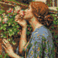 The Soul of The Rose by J. W. Waterhouse - Brick Art Mosaic Kit