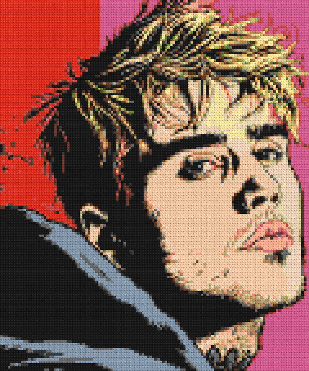Justin Bieber - Brick Art Mosaic Kit