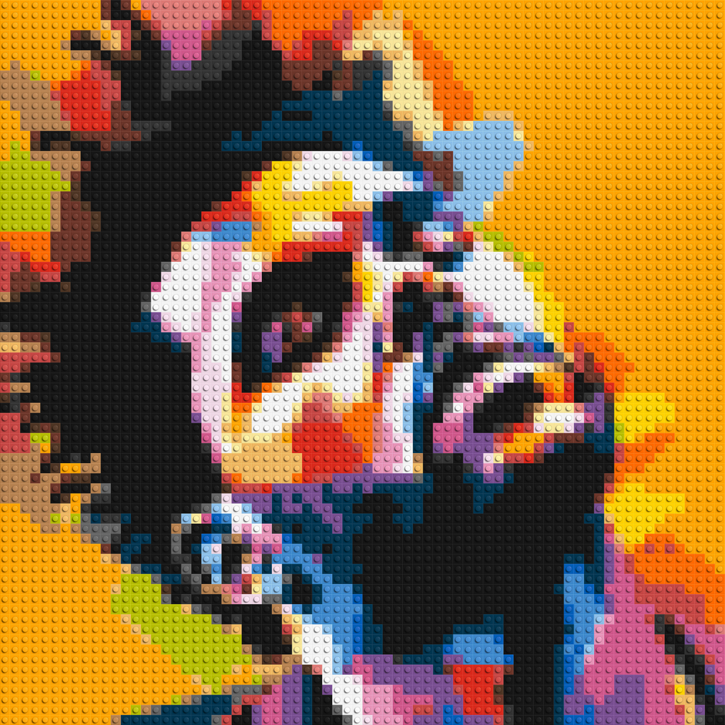 The Weeknd - Brick Art Mosaic Kit