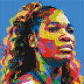 Serena Williams - Brick Art Mosaic Kit