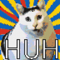 Huh Cat Meme - Brick Art Mosaic Kit