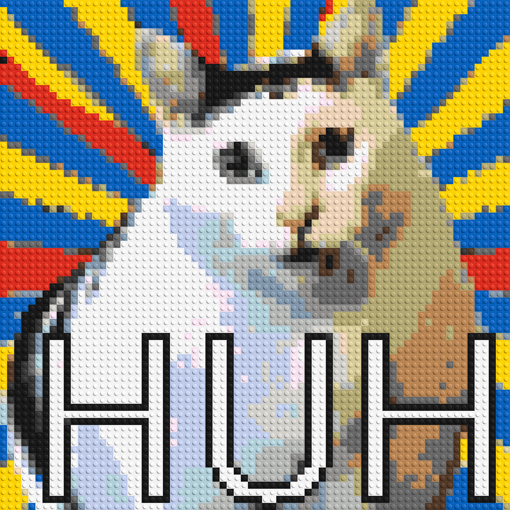 Huh Cat Meme - Brick Art Mosaic Kit