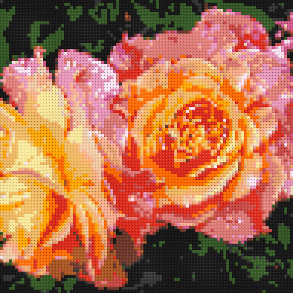 Roses - Brick Art Mosaic Kit