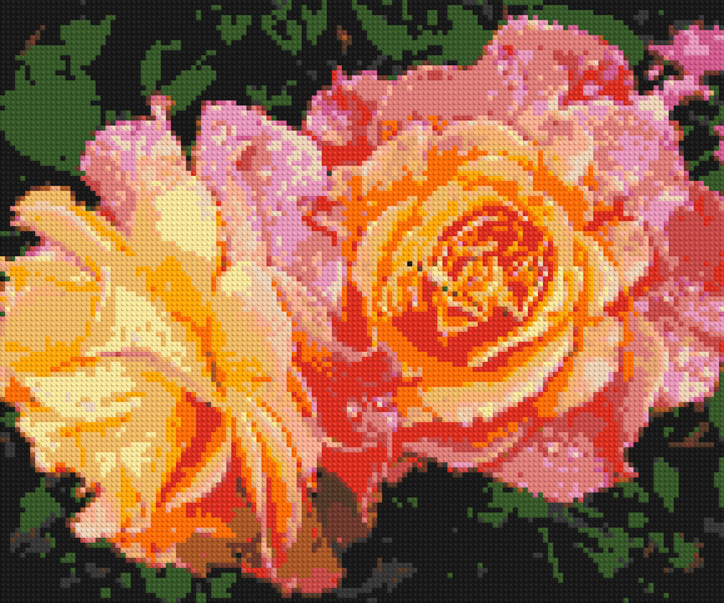 Roses - Brick Art Mosaic Kit