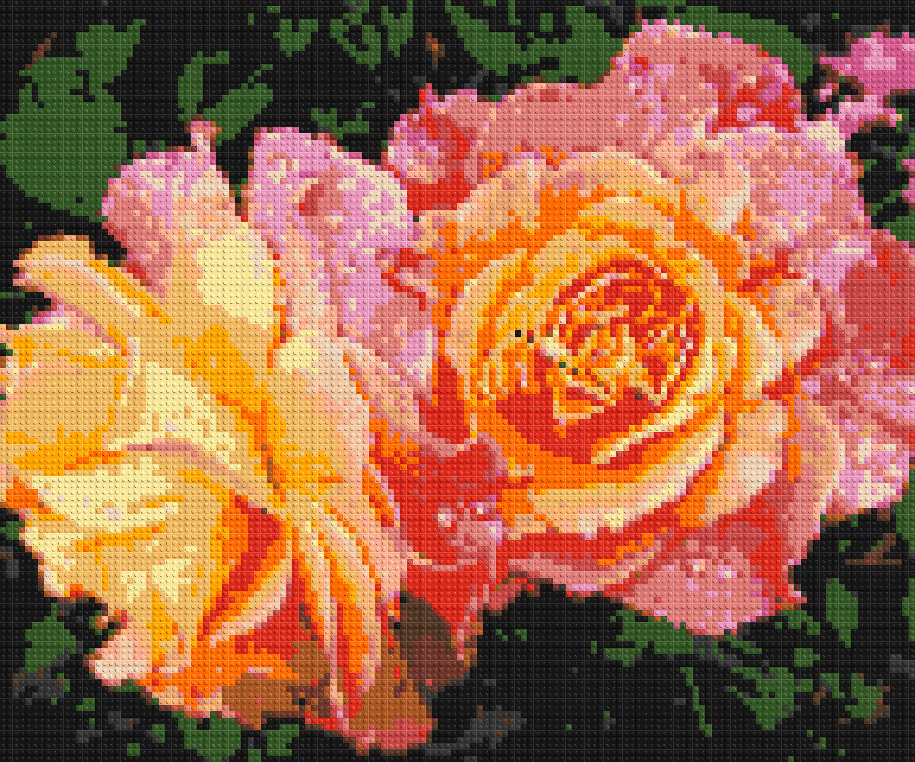 Roses - Brick Art Mosaic Kit