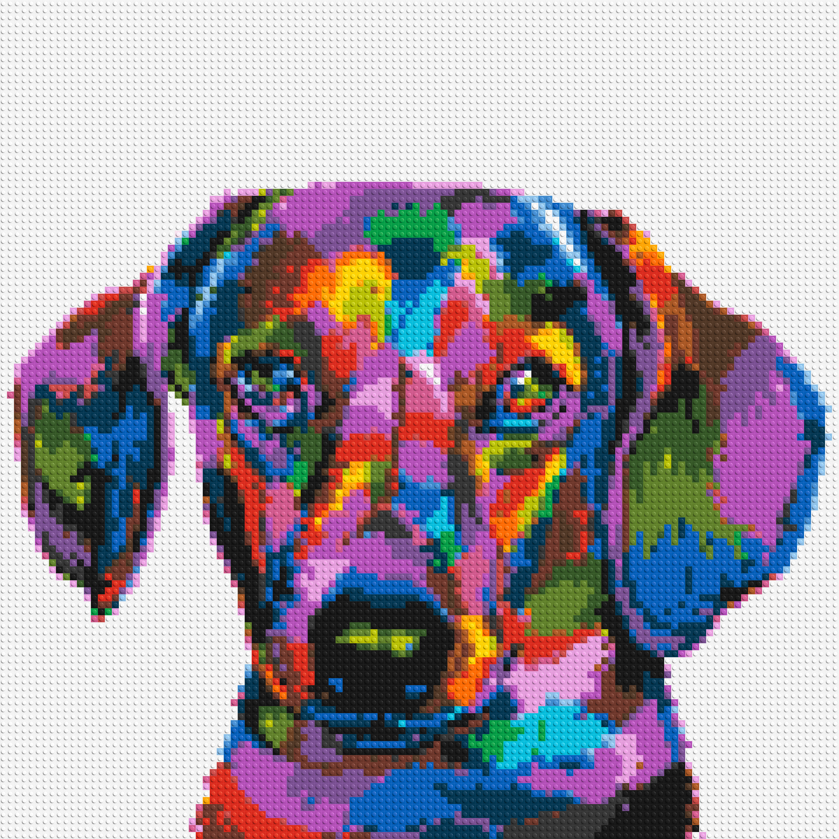 Dachshund Colorful Pop Art - Brick Art Mosaic Kit