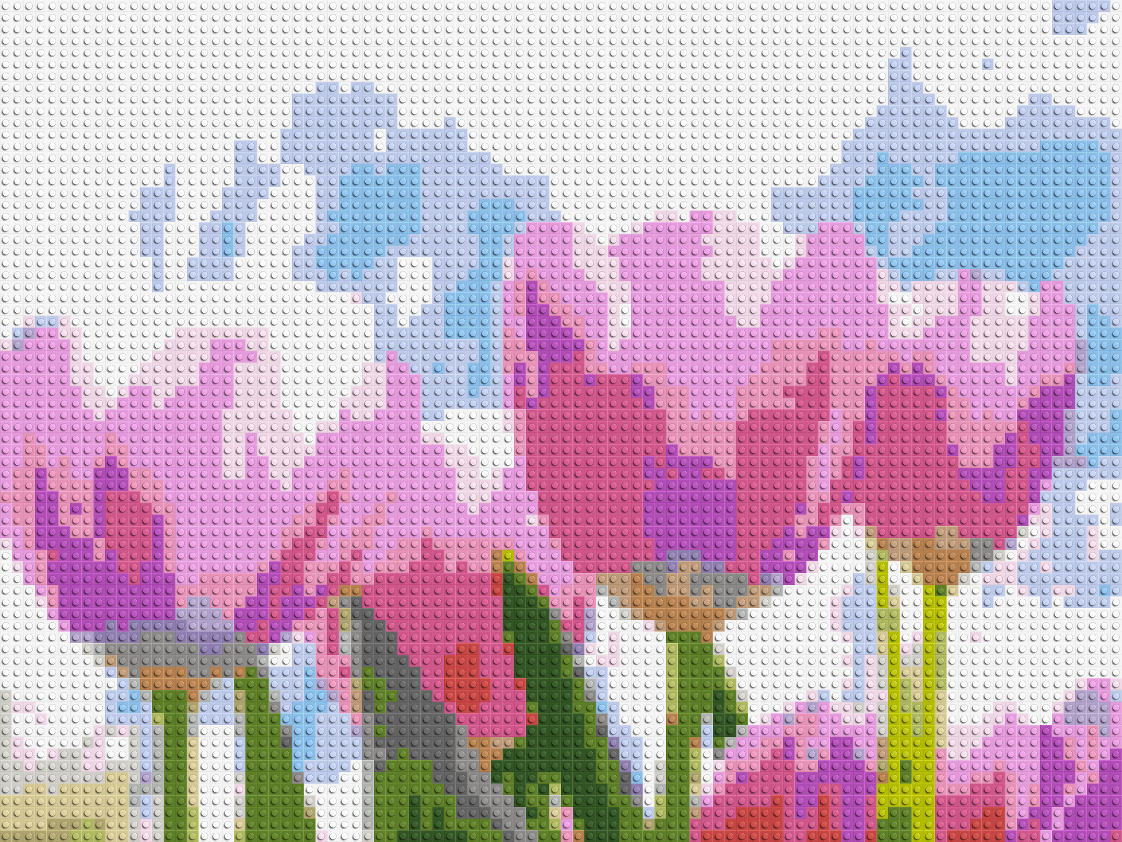 Pink Tulips - Brick Art Mosaic Kit