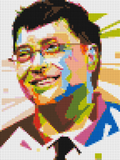 Bill Gates - Brick Art Mosaic Kit