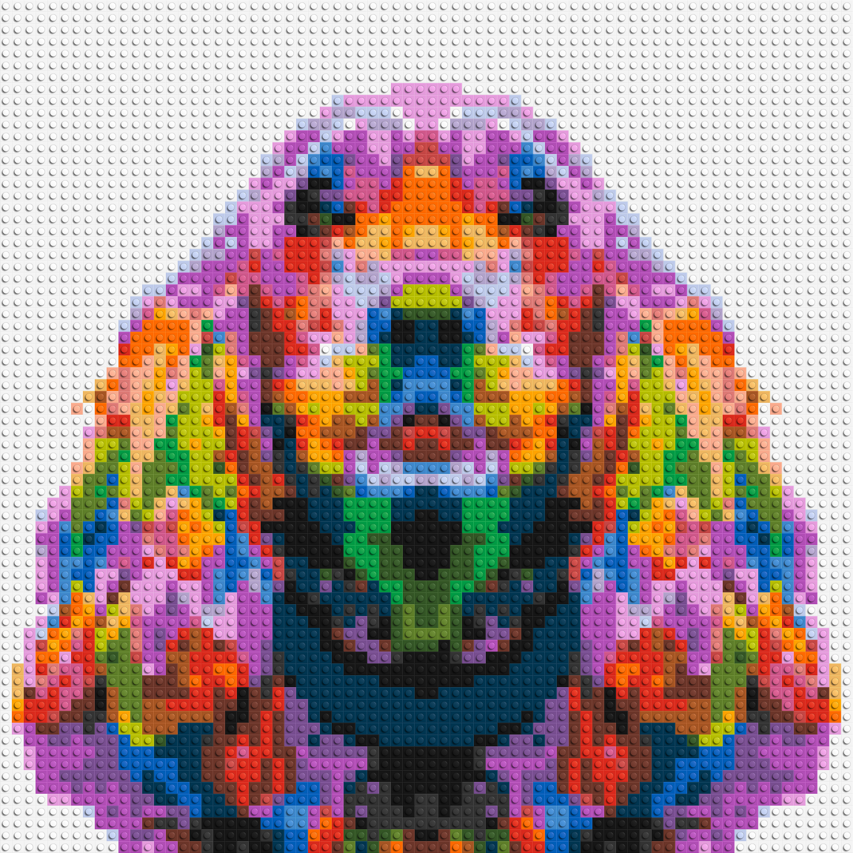 Cocker Spaniel Colorful Pop Art - Brick Art Mosaic Kit