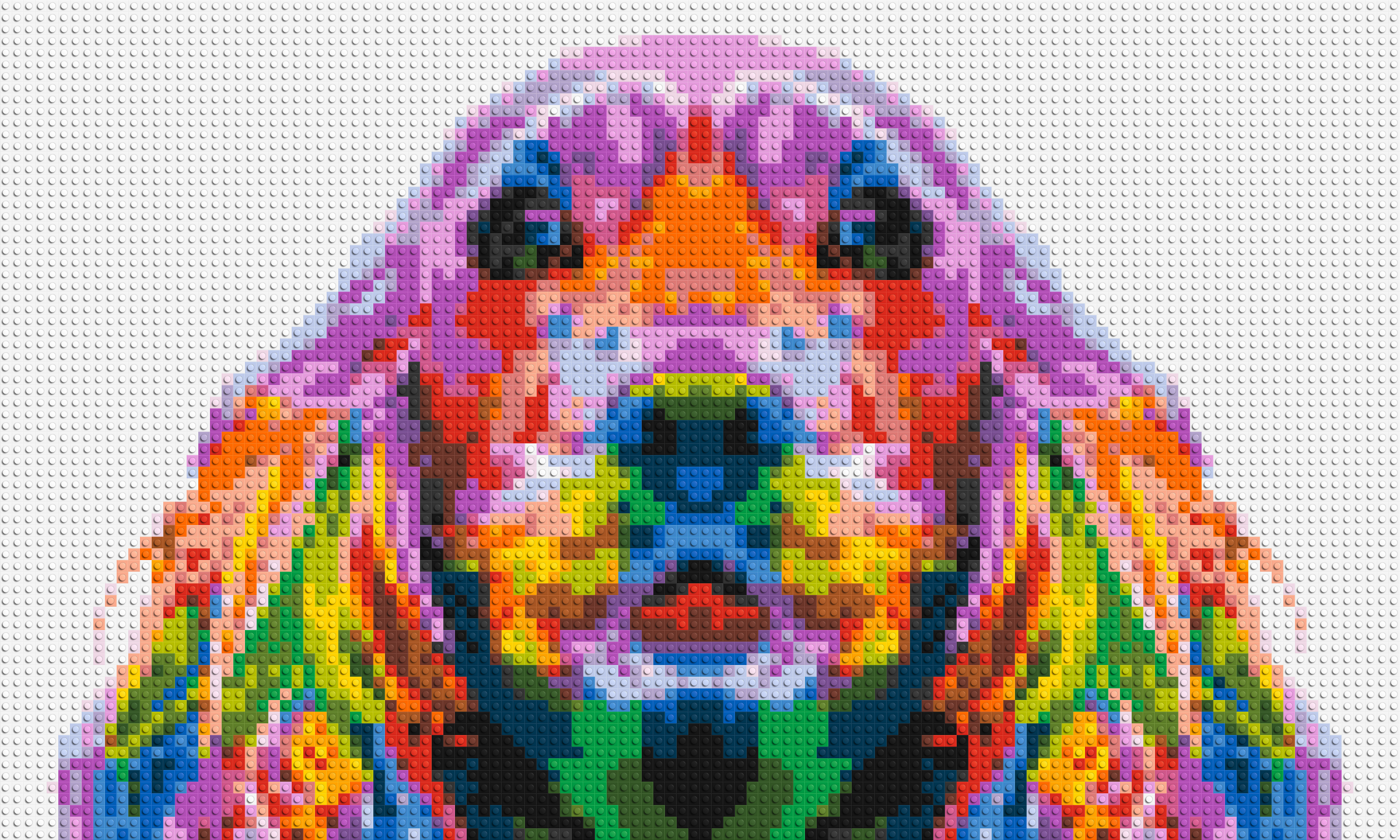 Cocker Spaniel Colorful Pop Art - Brick Art Mosaic Kit