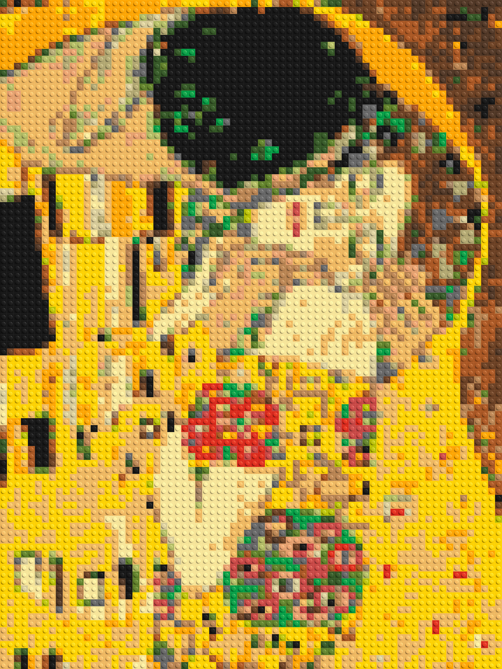 The Kiss by Gustav Klimt - Brick Art Mosaic Kit
