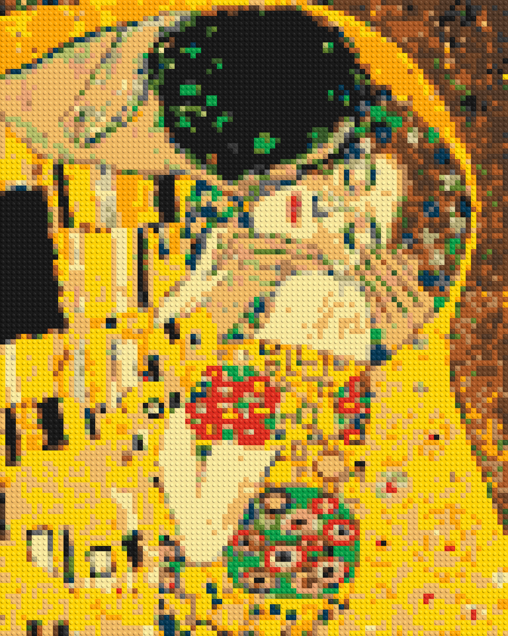 The Kiss by Gustav Klimt - Brick Art Mosaic Kit