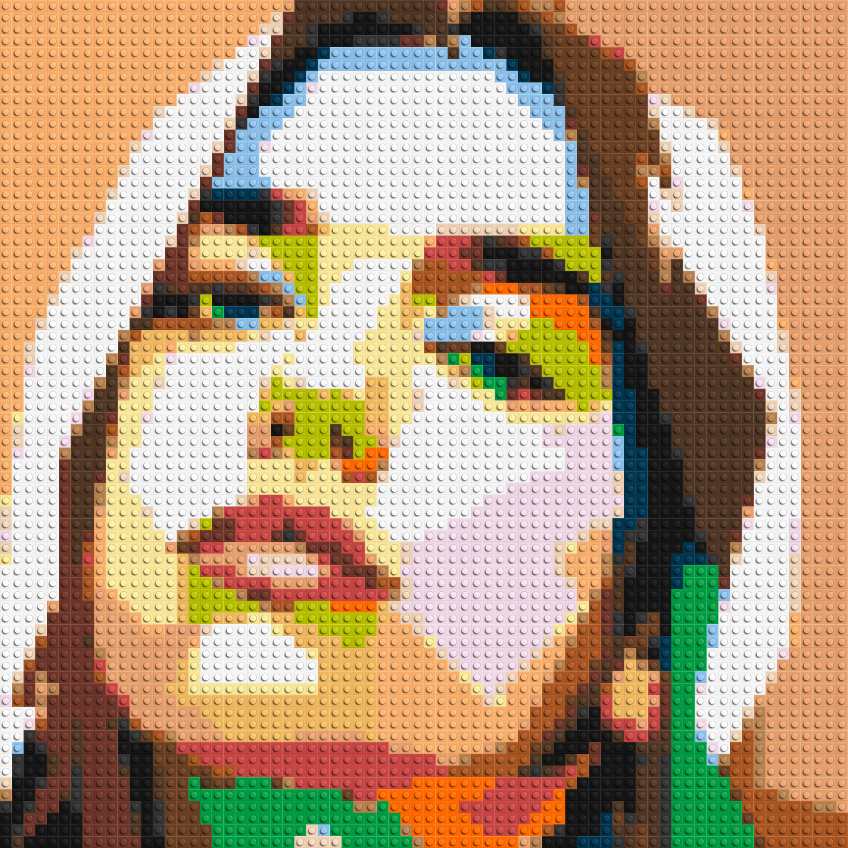 Dua Lipa #2 - Brick Art Mosaic Kit