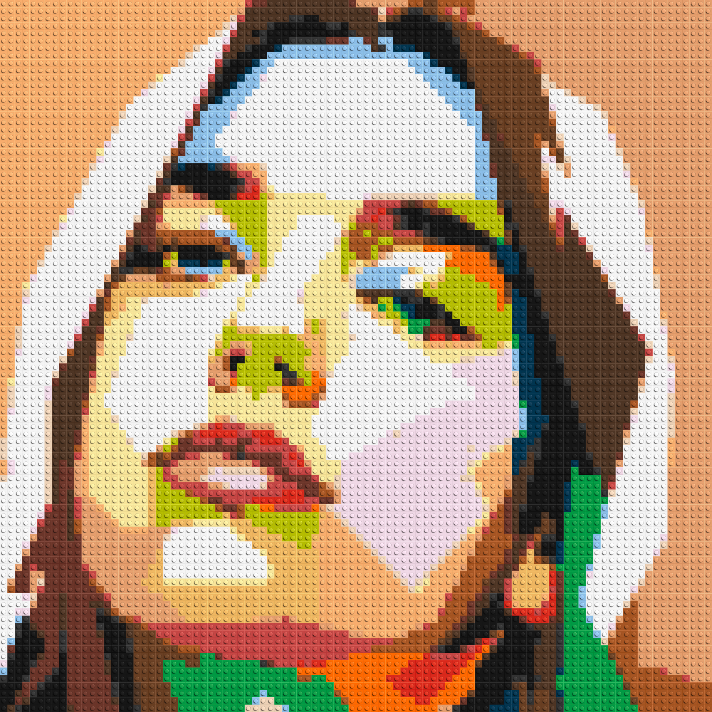 Dua Lipa #2 - Brick Art Mosaic Kit