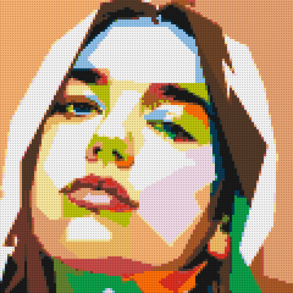 Dua Lipa #2 - Brick Art Mosaic Kit