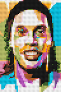 Ronaldinho Ga¨²cho - Brick Art Mosaic Kit