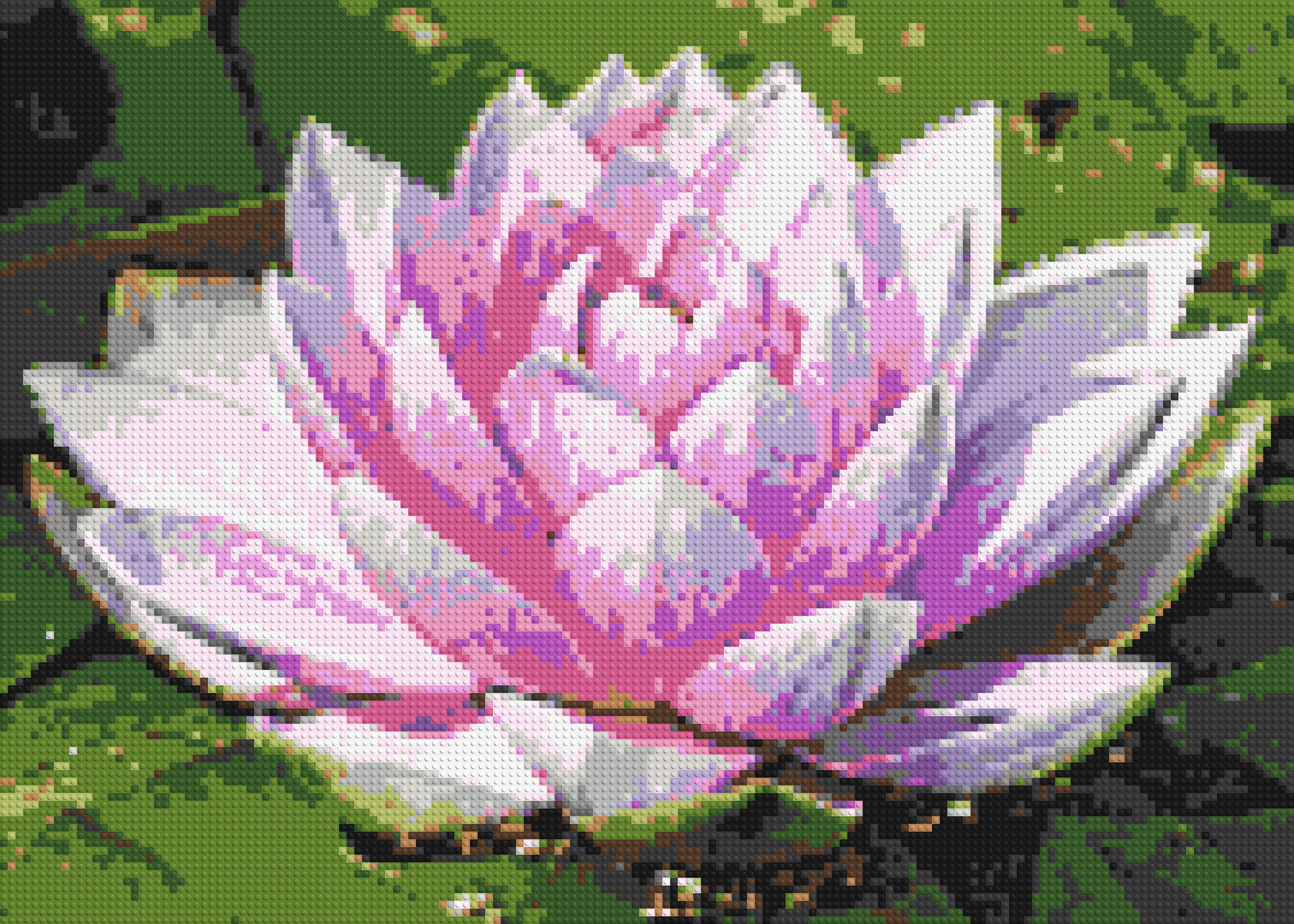 Water Lily - Brick Art Mosaic Kit