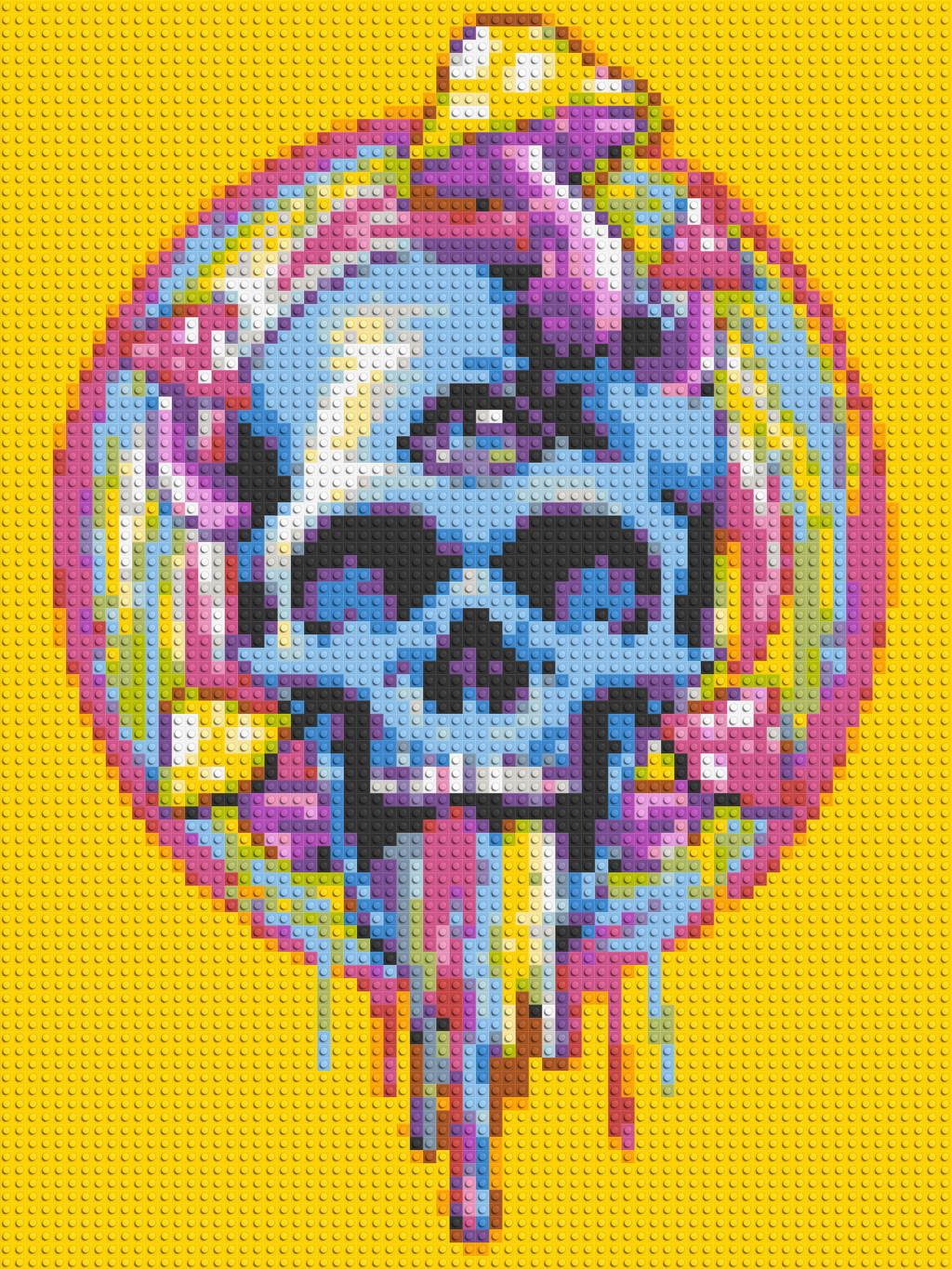 Colorful Magic Skull - Brick Art Mosaic Kit