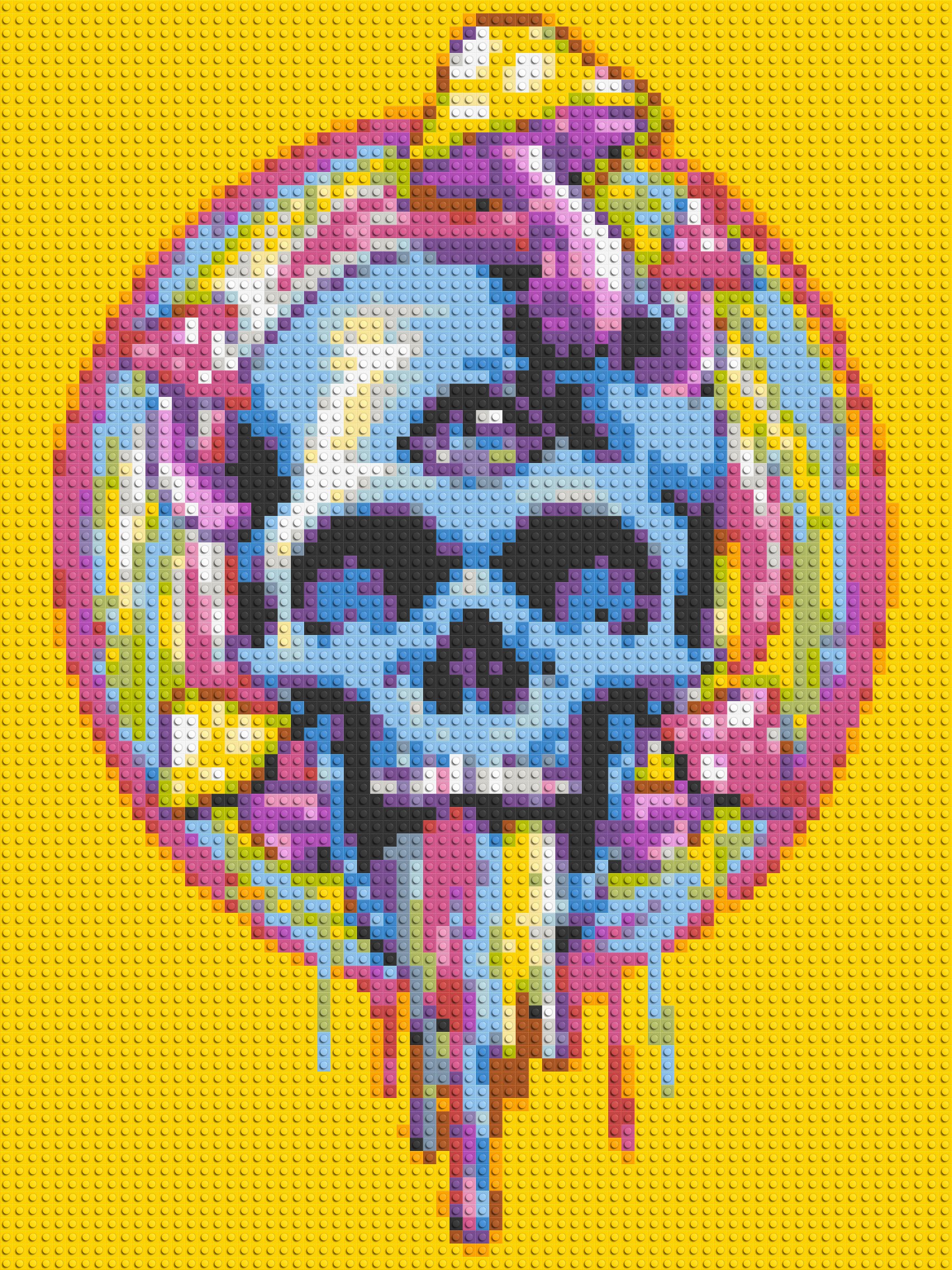Colorful Magic Skull - Brick Art Mosaic Kit