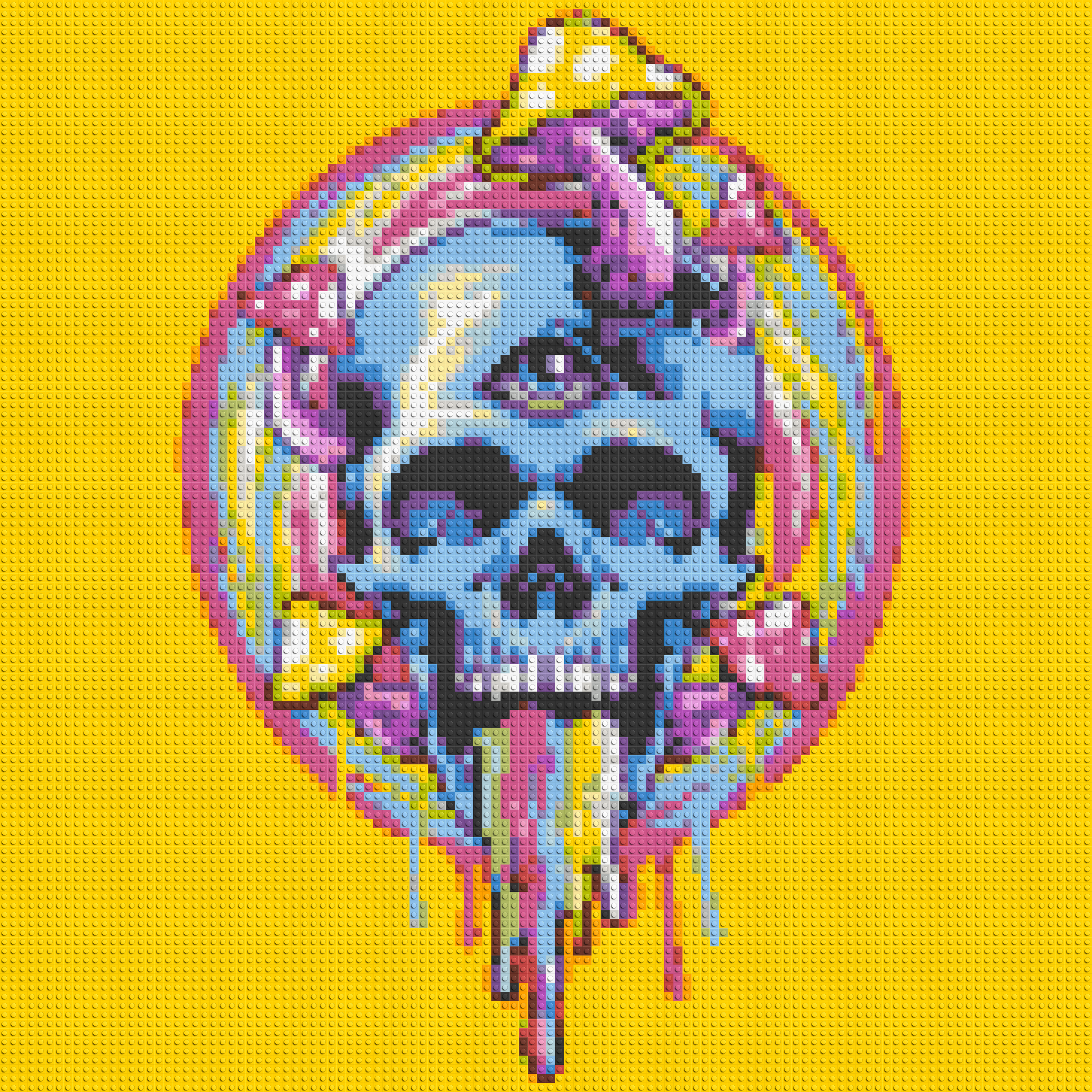 Colorful Magic Skull - Brick Art Mosaic Kit