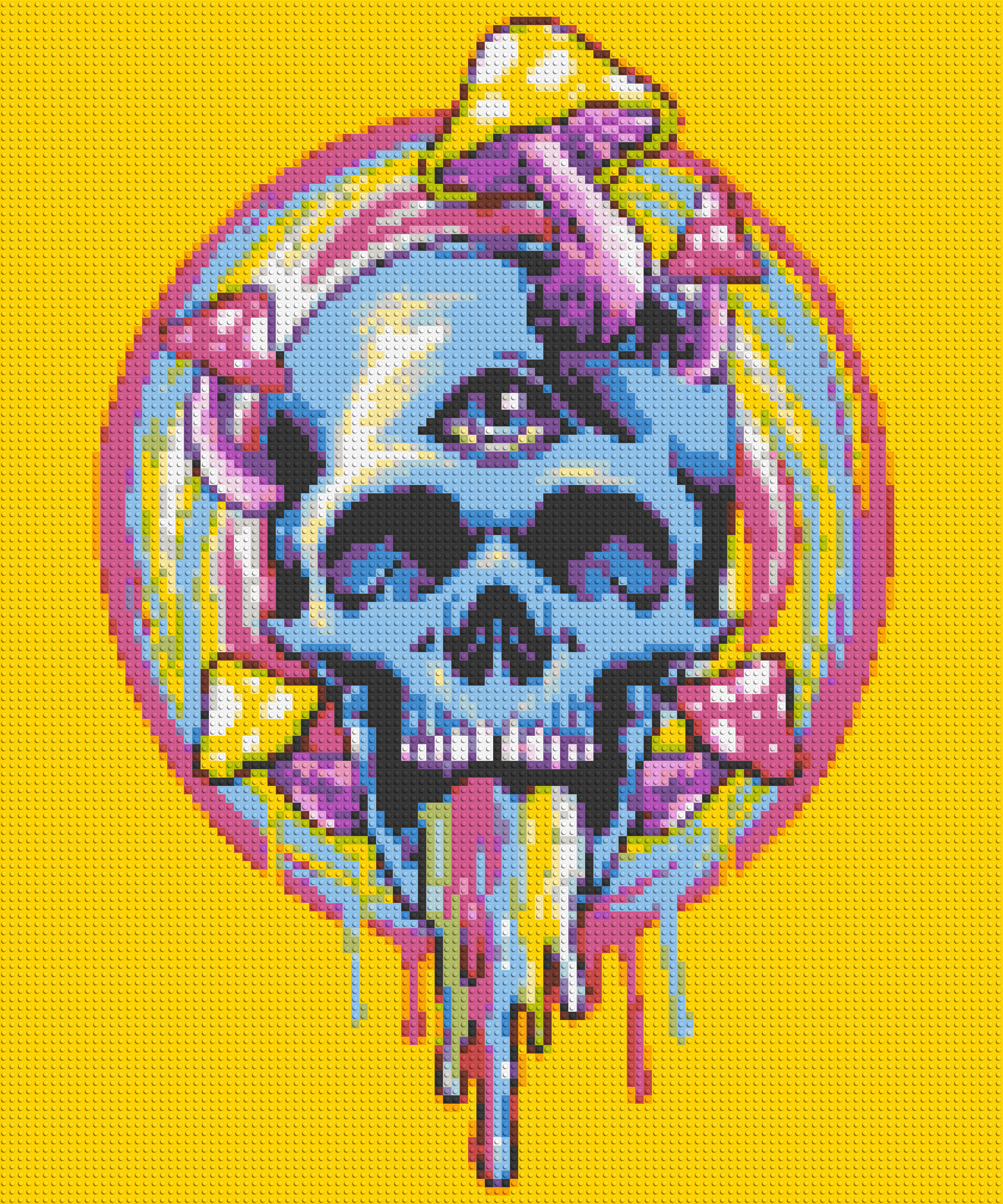 Colorful Magic Skull - Brick Art Mosaic Kit