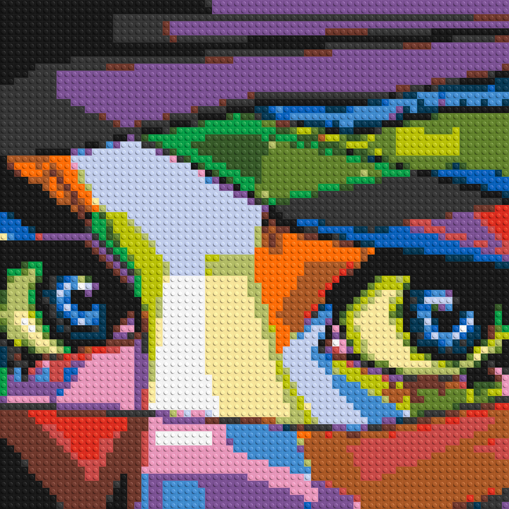 Colorful Gaze - Brick Art Mosaic Kit