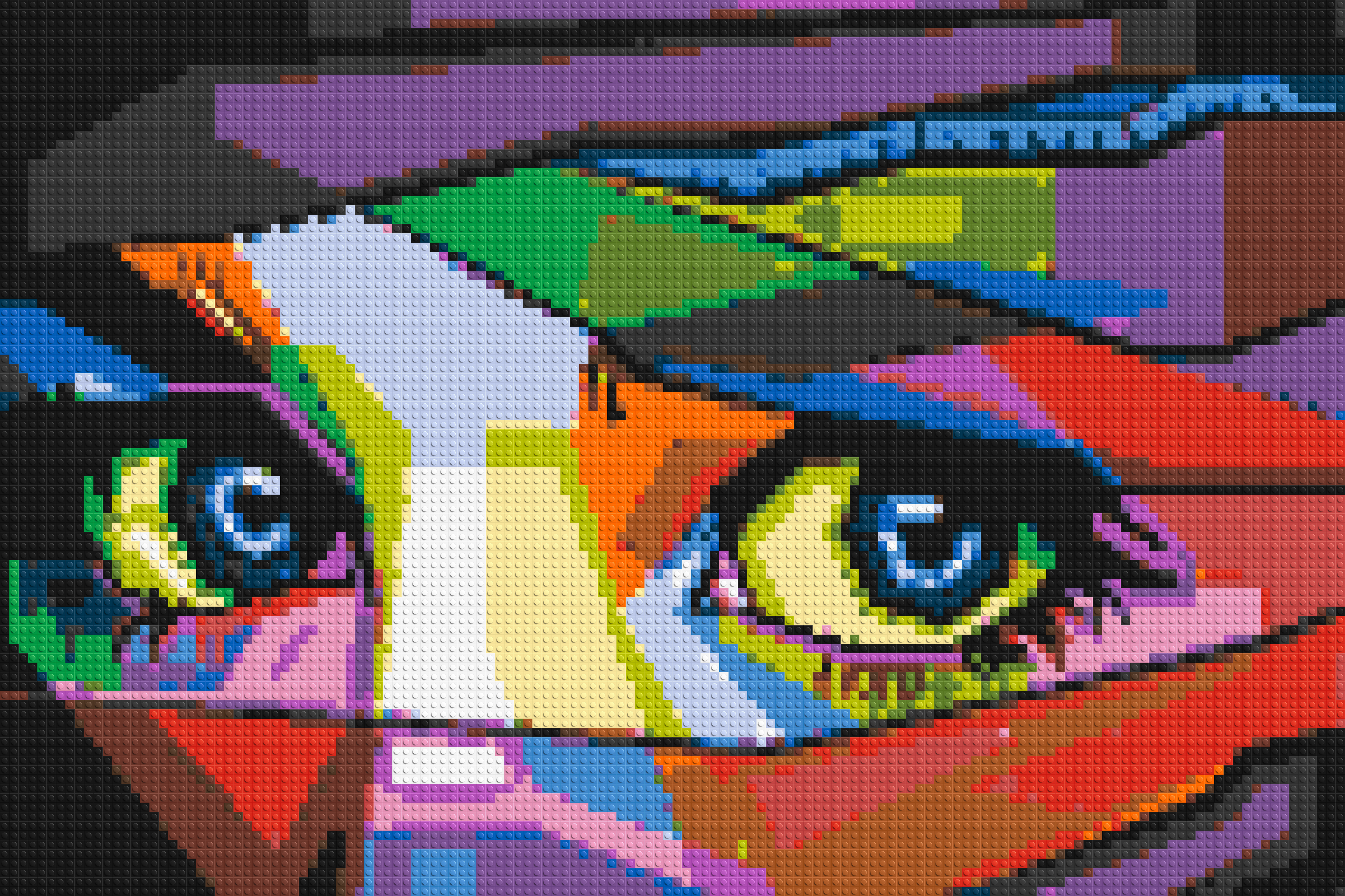 Colorful Gaze - Brick Art Mosaic Kit