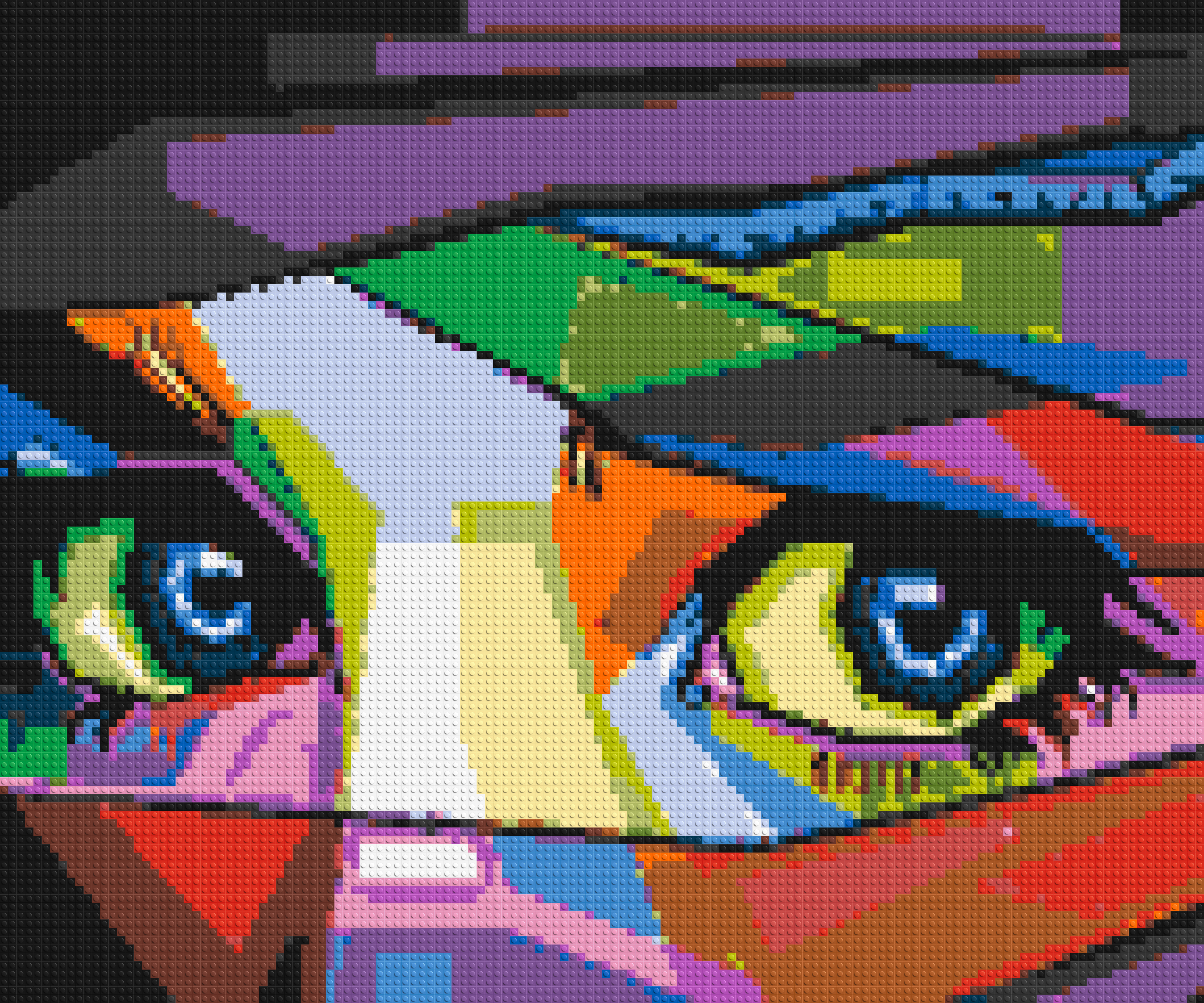 Colorful Gaze - Brick Art Mosaic Kit