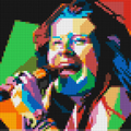 Janis Joplin - Brick Art Mosaic Kit