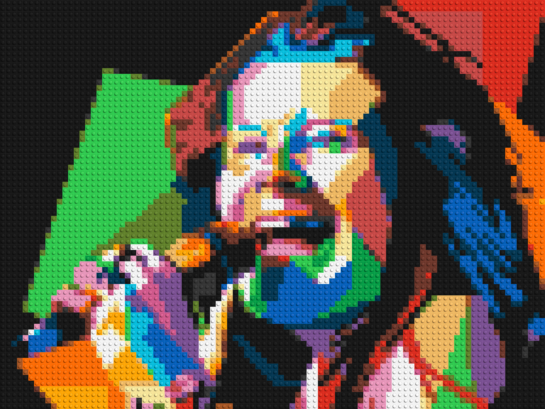 Janis Joplin - Brick Art Mosaic Kit