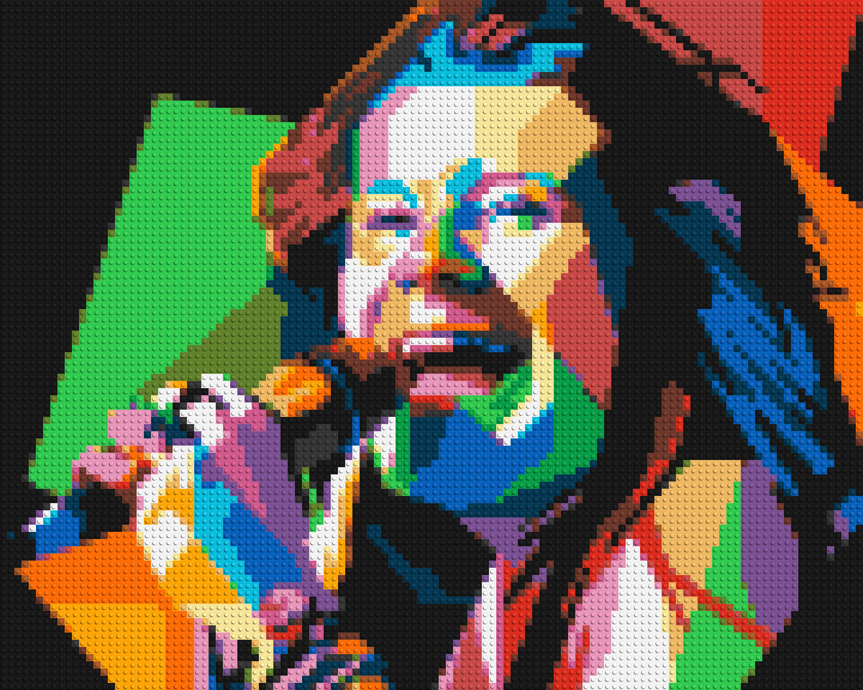 Janis Joplin - Brick Art Mosaic Kit