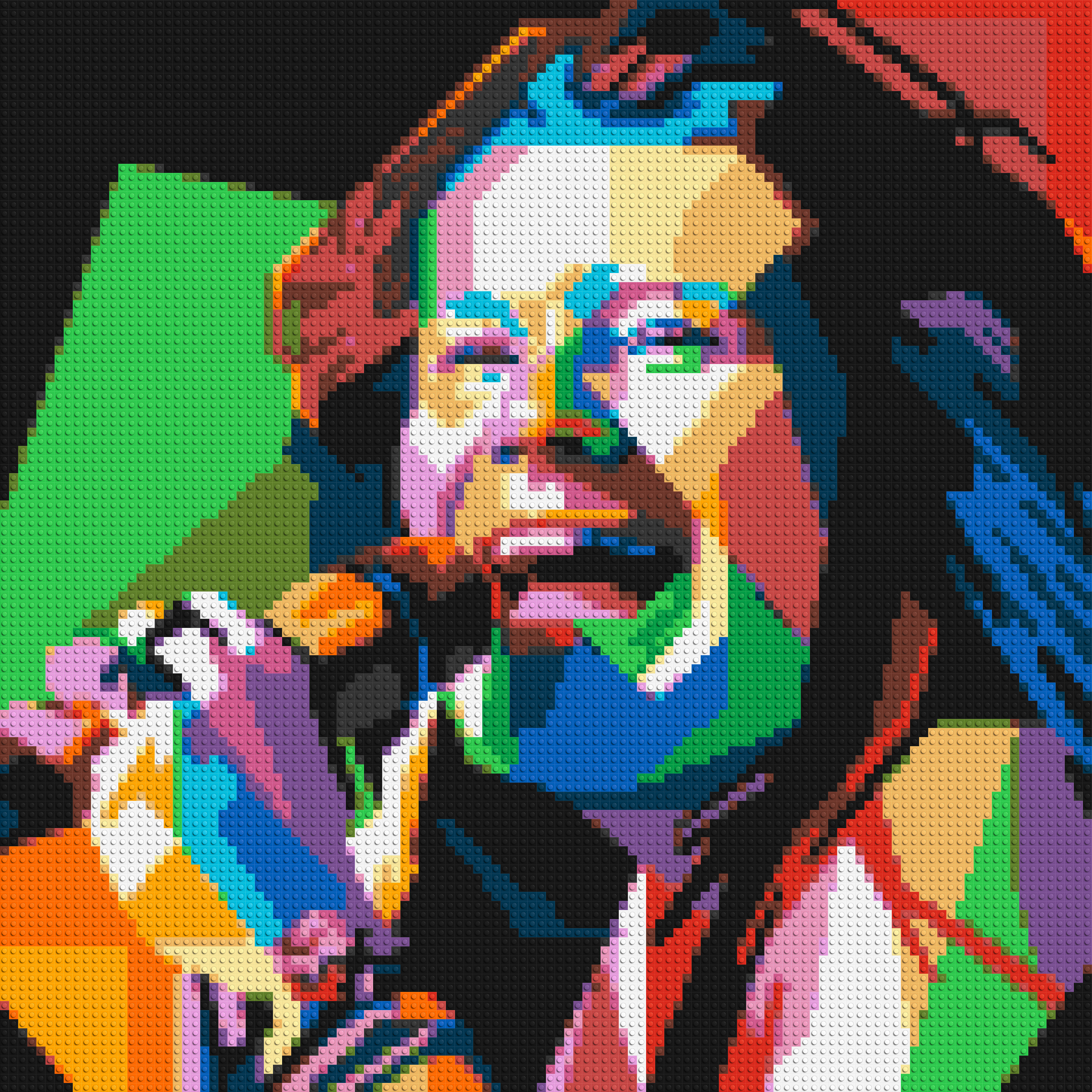Janis Joplin - Brick Art Mosaic Kit