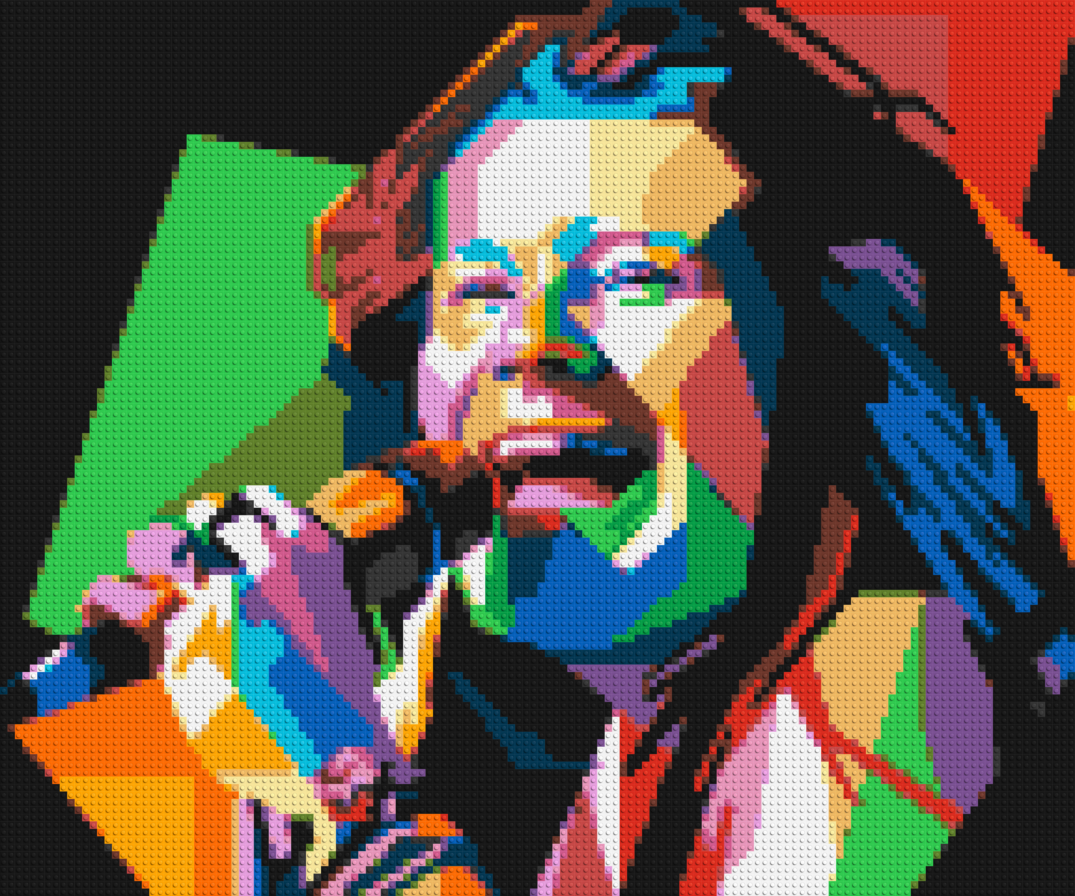 Janis Joplin - Brick Art Mosaic Kit