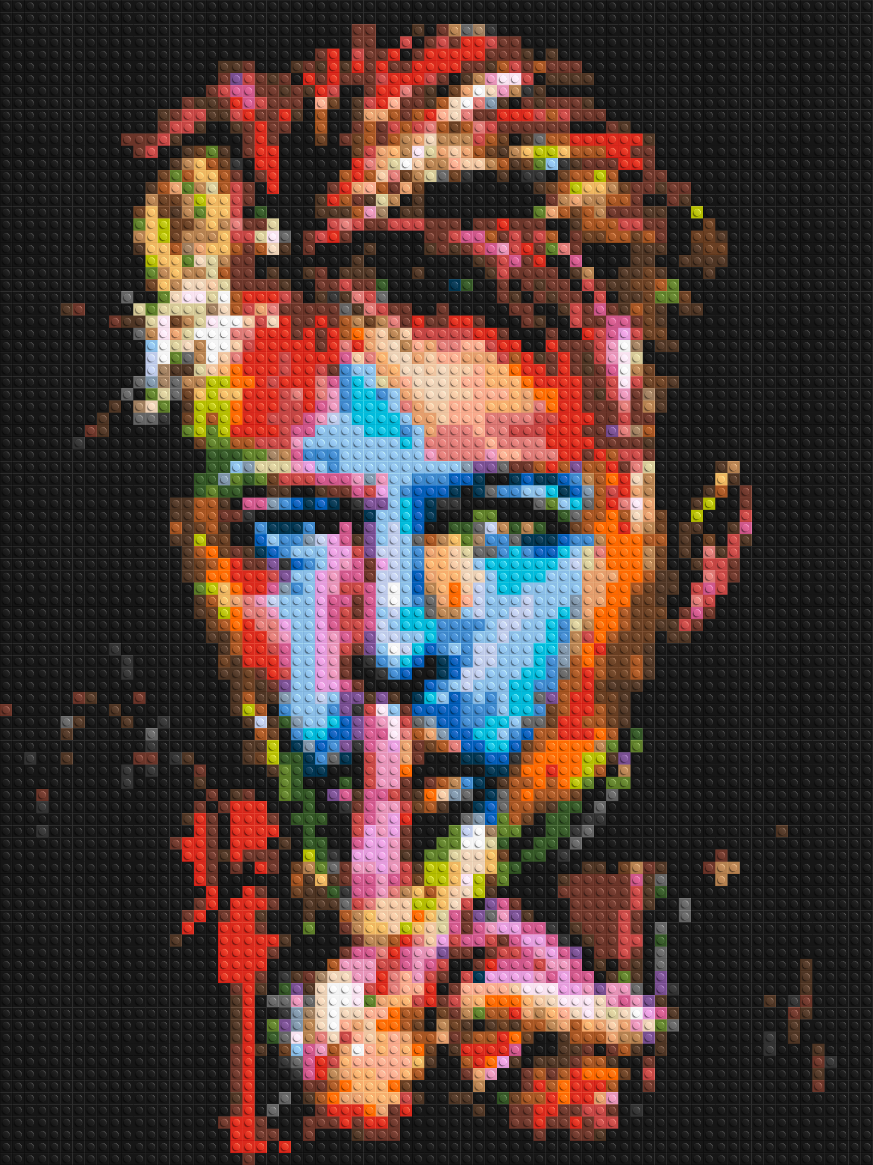 David Bowie - Brick Art Mosaic Kit