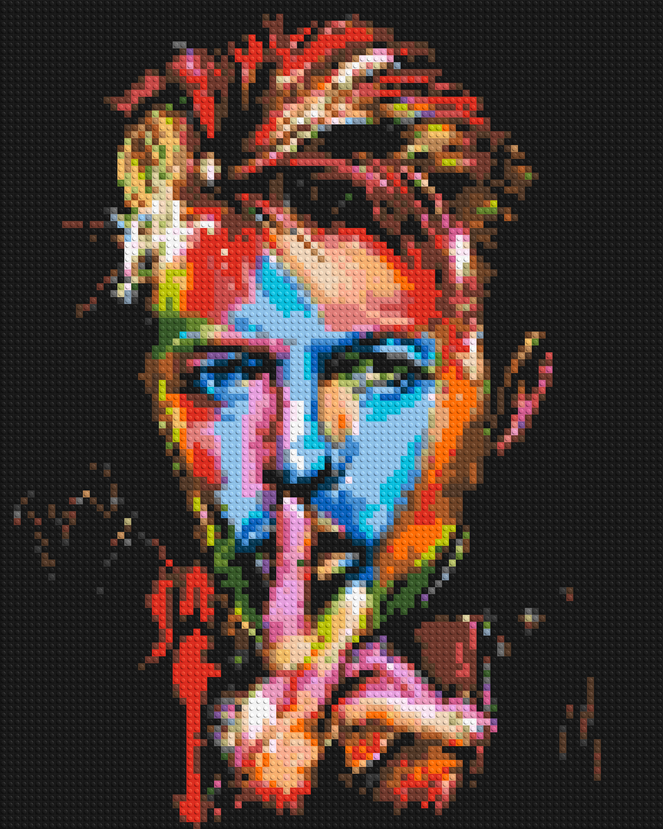 David Bowie - Brick Art Mosaic Kit